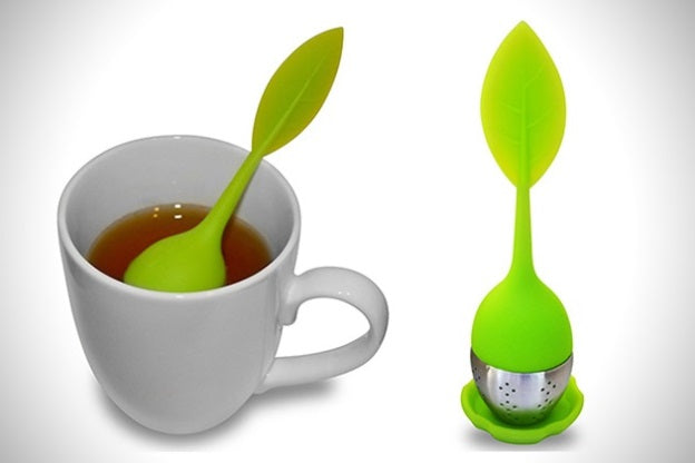 Silicone and Stainless Steel Leaf Tea Strainer